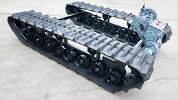 春云履带底盘组成加粗车架防滑承重强！