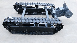 1米2长变速箱履带底盘