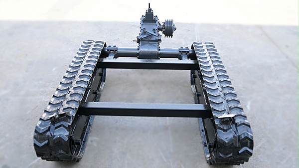 1米2长变速箱履带底盘