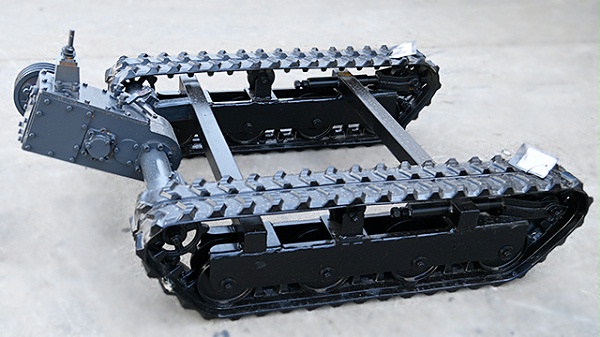 1米2长变速箱履带底盘