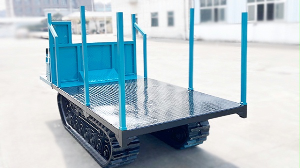 履带平板自卸车