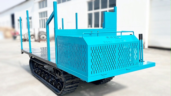 履带平板自卸车