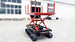 江苏泗洪建筑工地履带升降运输车合作案例