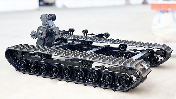 3米长变速箱履带底盘