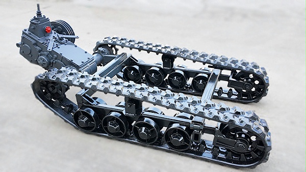 1米3长变速箱履带底盘