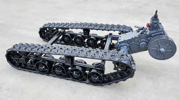 1米3长变速箱履带底盘