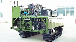 三角机械菠萝履带车