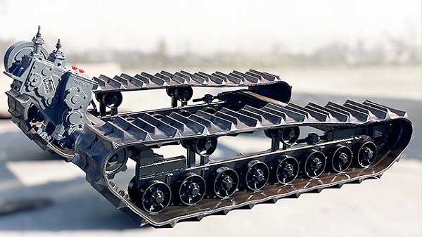 2米4长变速箱履带底盘