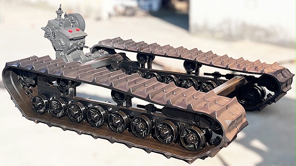 2米4长变速箱履带底盘