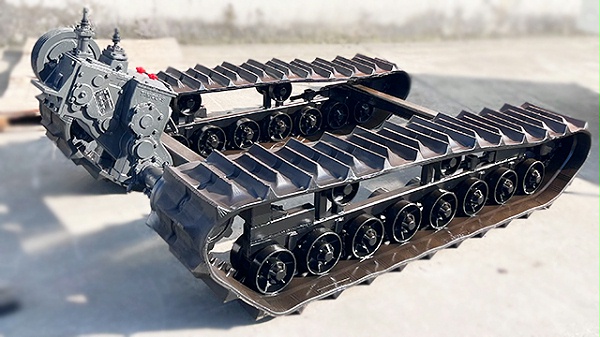 2米4长变速箱履带底盘